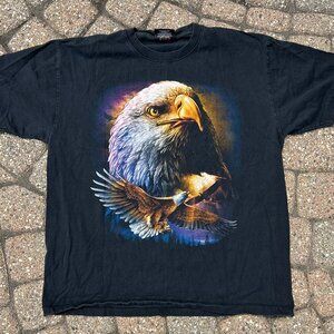 Rock Chang Double Eagle Front & Back Hit T Shirt Men Sz XL